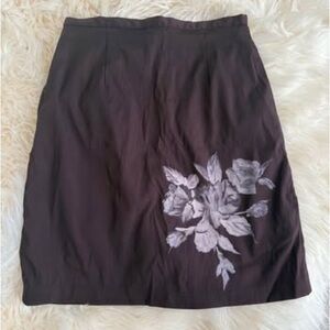 Women silky texture skirt